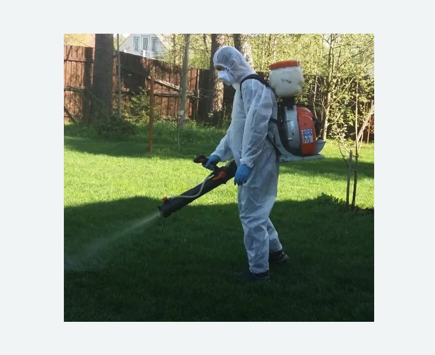 Обработка территории от клещей в Янауле